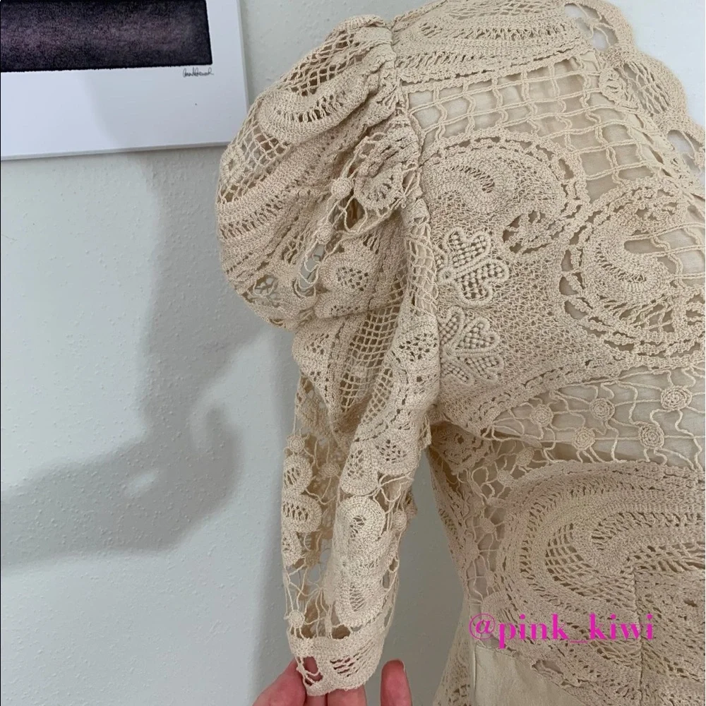 ⬇️REDUCED❗️ LoveShackFancy Daniela Lace Dress - Picture 4 of 16